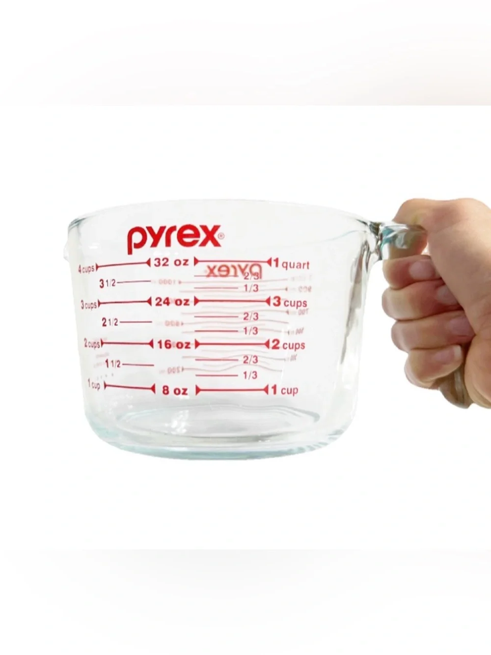 Pyrex 4 Cup Glass Measuring Cup 32 oz 1 Liter Made in USA